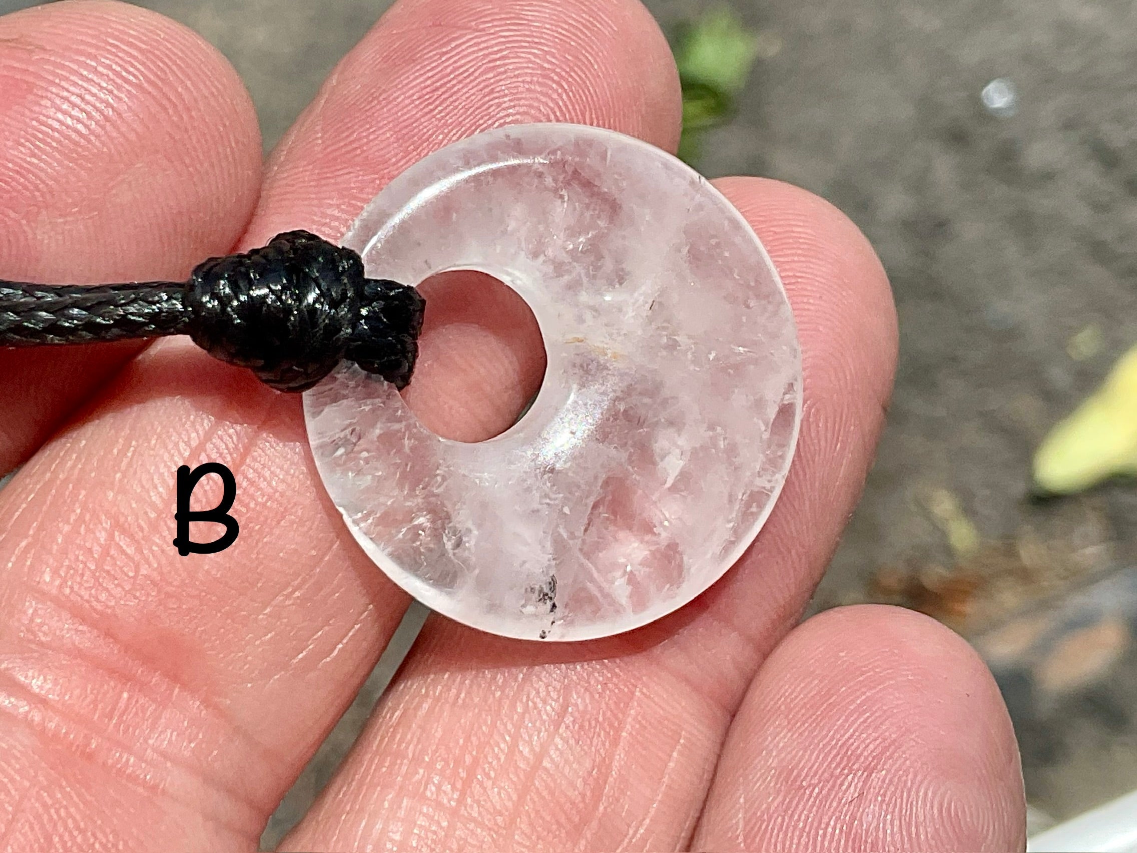 Clear Quartz Donut (Pi Stone) Variation Group 1