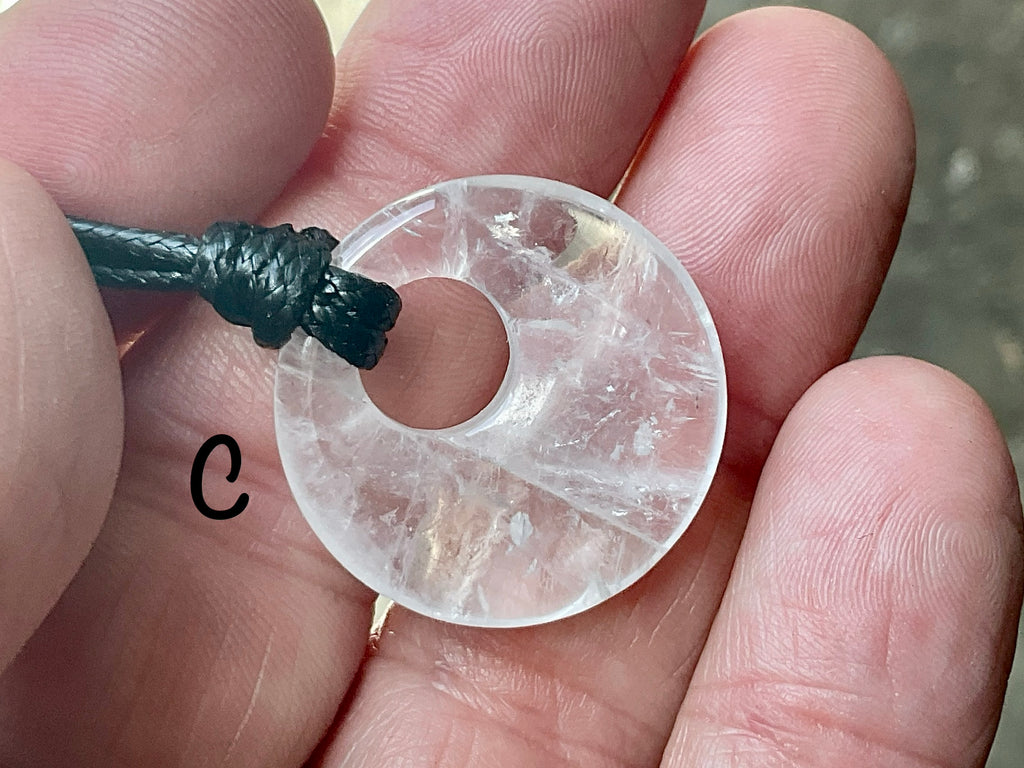 Clear Quartz Donut (Pi Stone) Variation Group 1