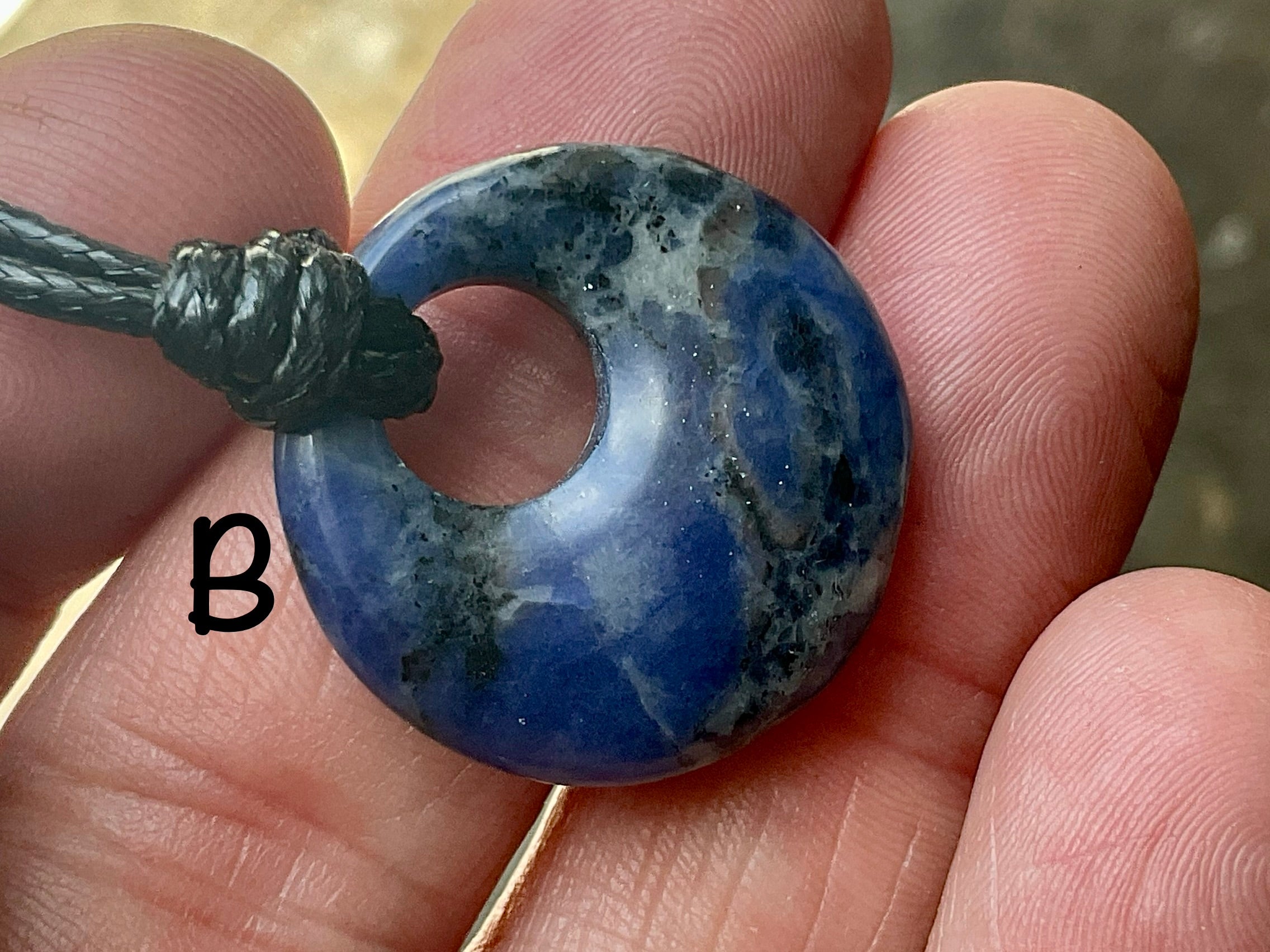 Sodalite Donut (Pi Stone) Variation Necklace Group 1