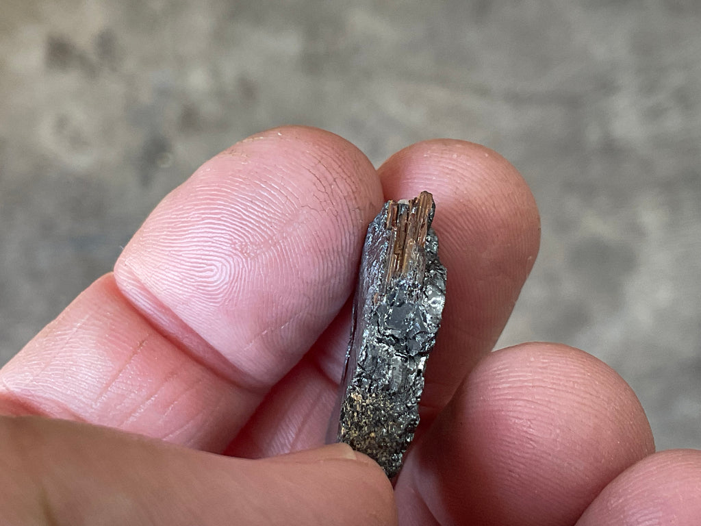 10g Rutile in Hematite Specimen 1A