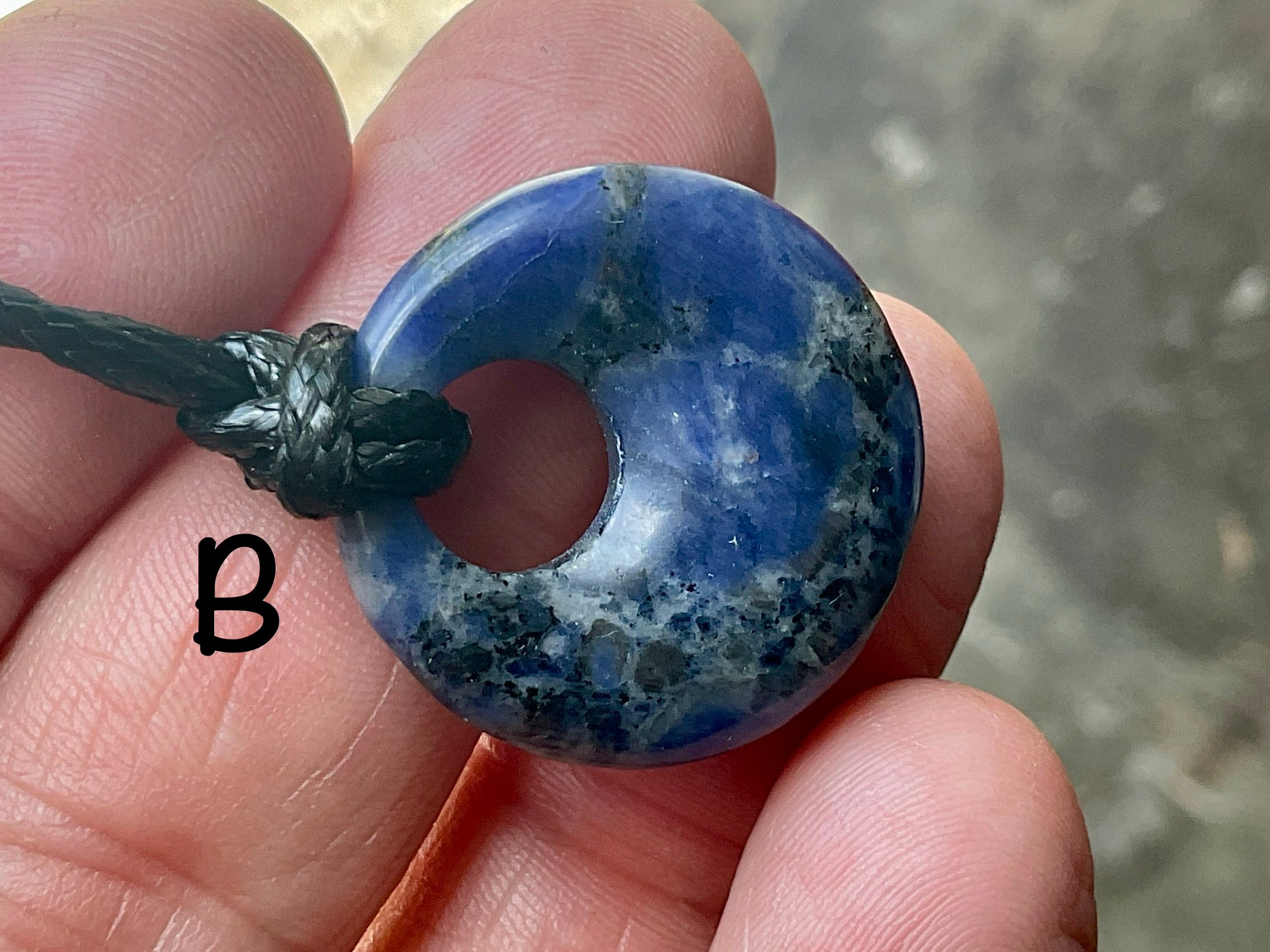 Sodalite Donut (Pi Stone) Variation Necklace Group 1
