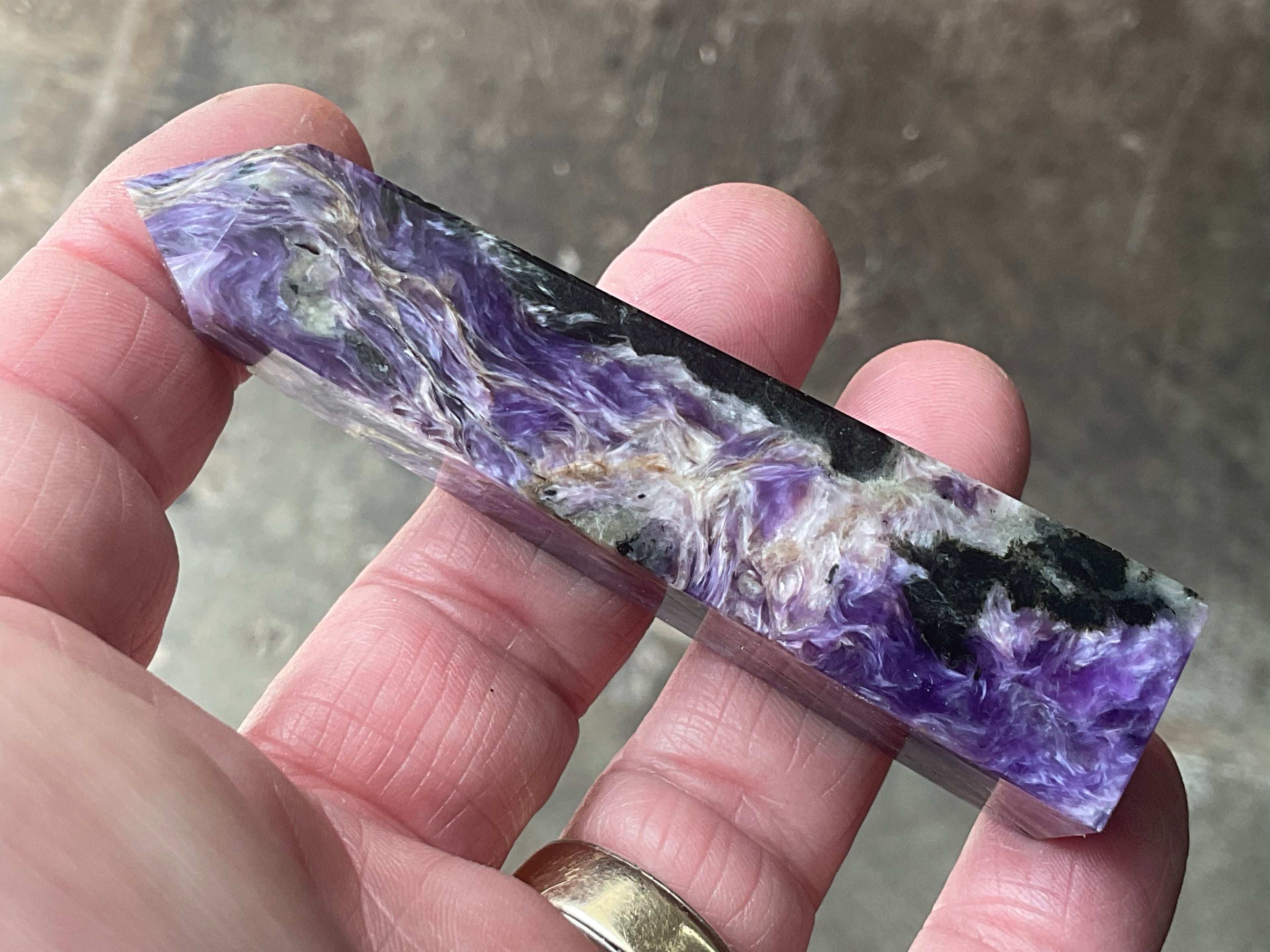 60g Charoite with Aegirine Generator 3A