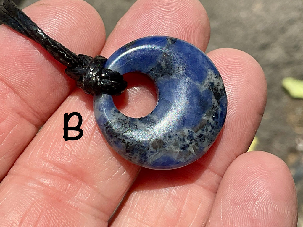 Sodalite Donut (Pi Stone) Variation Necklace Group 1