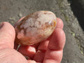 97g Flower Agate Palmstone 2D