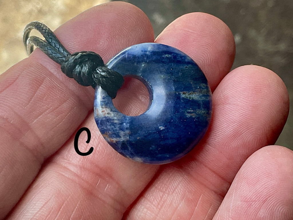 Sodalite Donut (Pi Stone) Variation Necklace Group 1