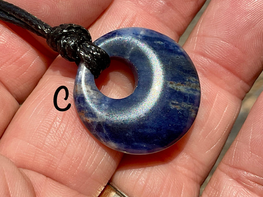 Sodalite Donut (Pi Stone) Variation Necklace Group 1