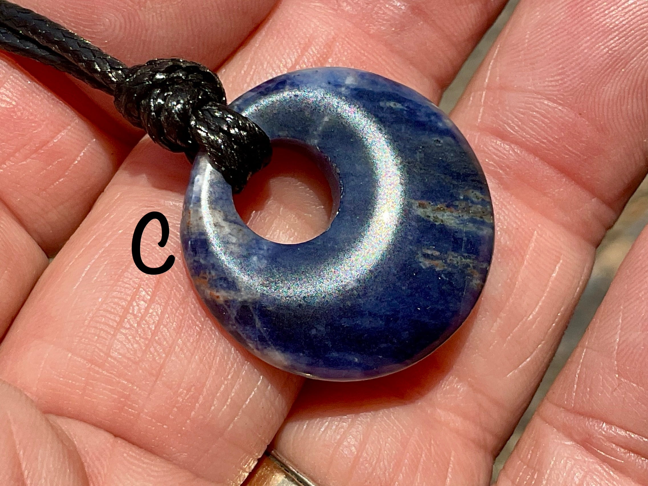 Sodalite Donut (Pi Stone) Variation Necklace Group 1