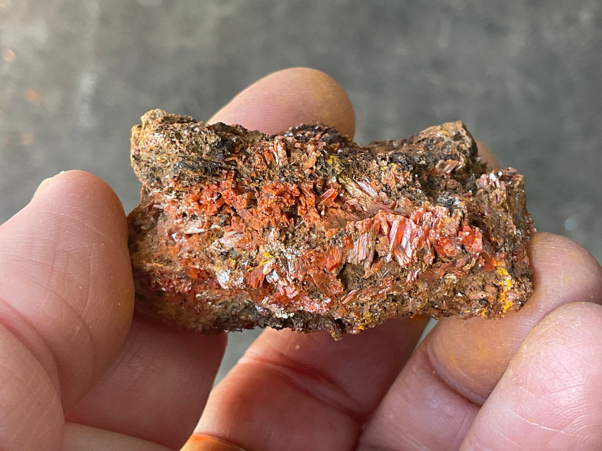 85g Crocoite Natural Specimen 12B