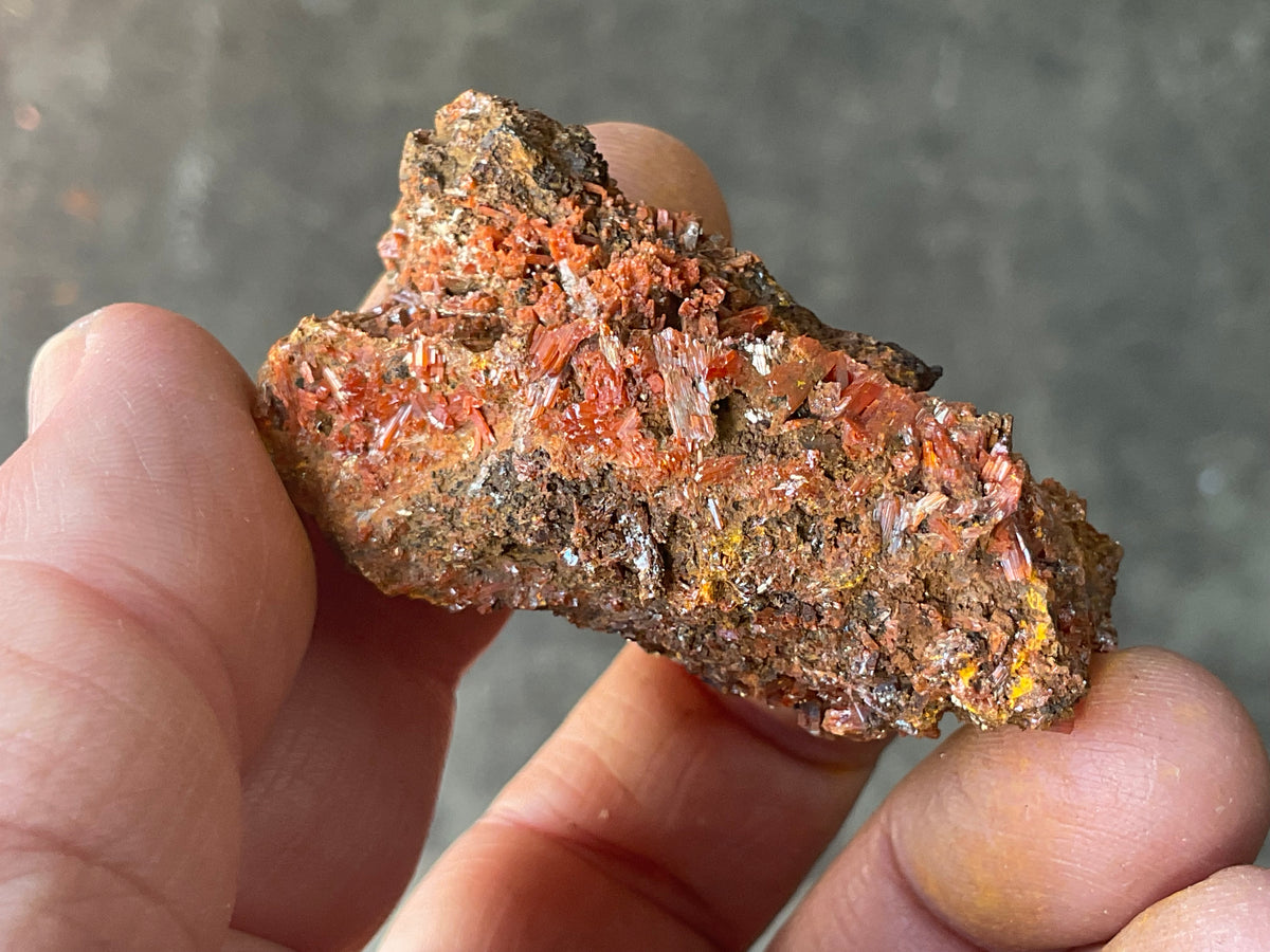 85g Crocoite Natural Specimen 12B