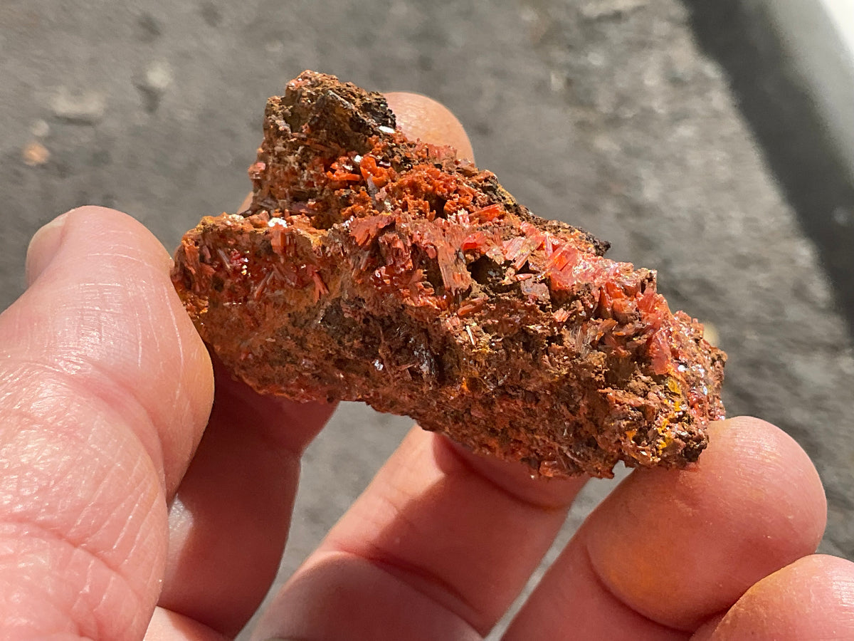 85g Crocoite Natural Specimen 12B
