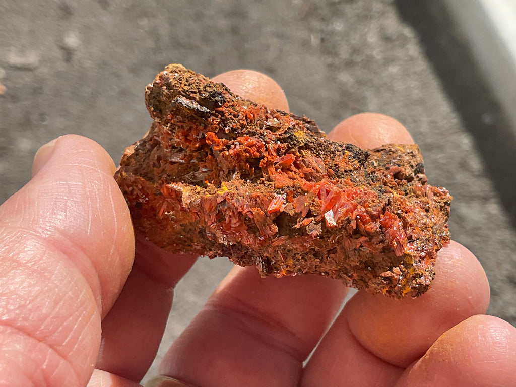 85g Crocoite Natural Specimen 12B