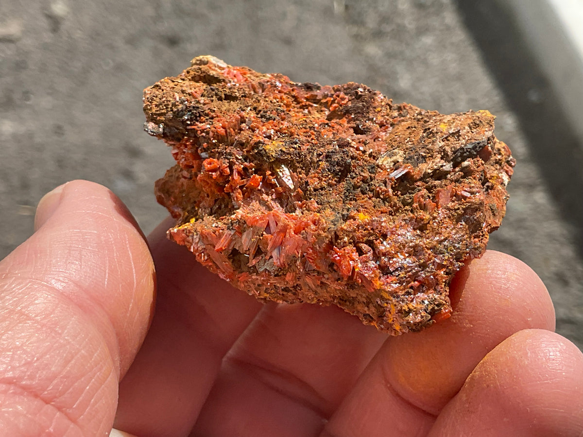 85g Crocoite Natural Specimen 12B