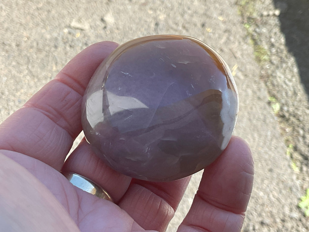 90g Flower Agate Palmstone 10A