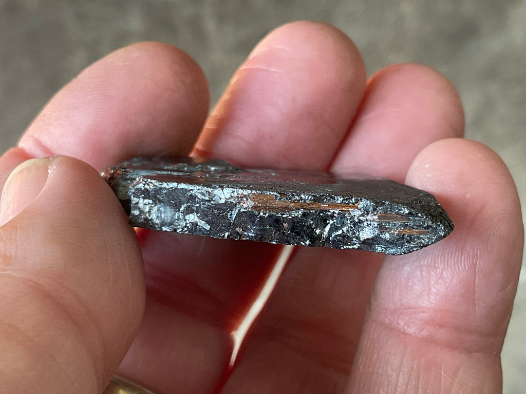 34g Rutile in Hematite Specimen 3A