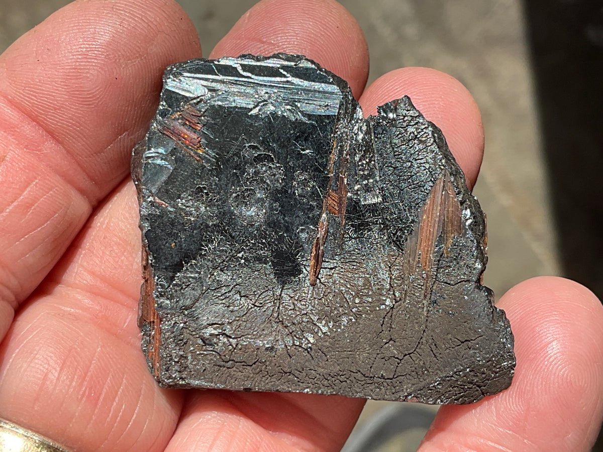 34g Rutile in Hematite Specimen 3A