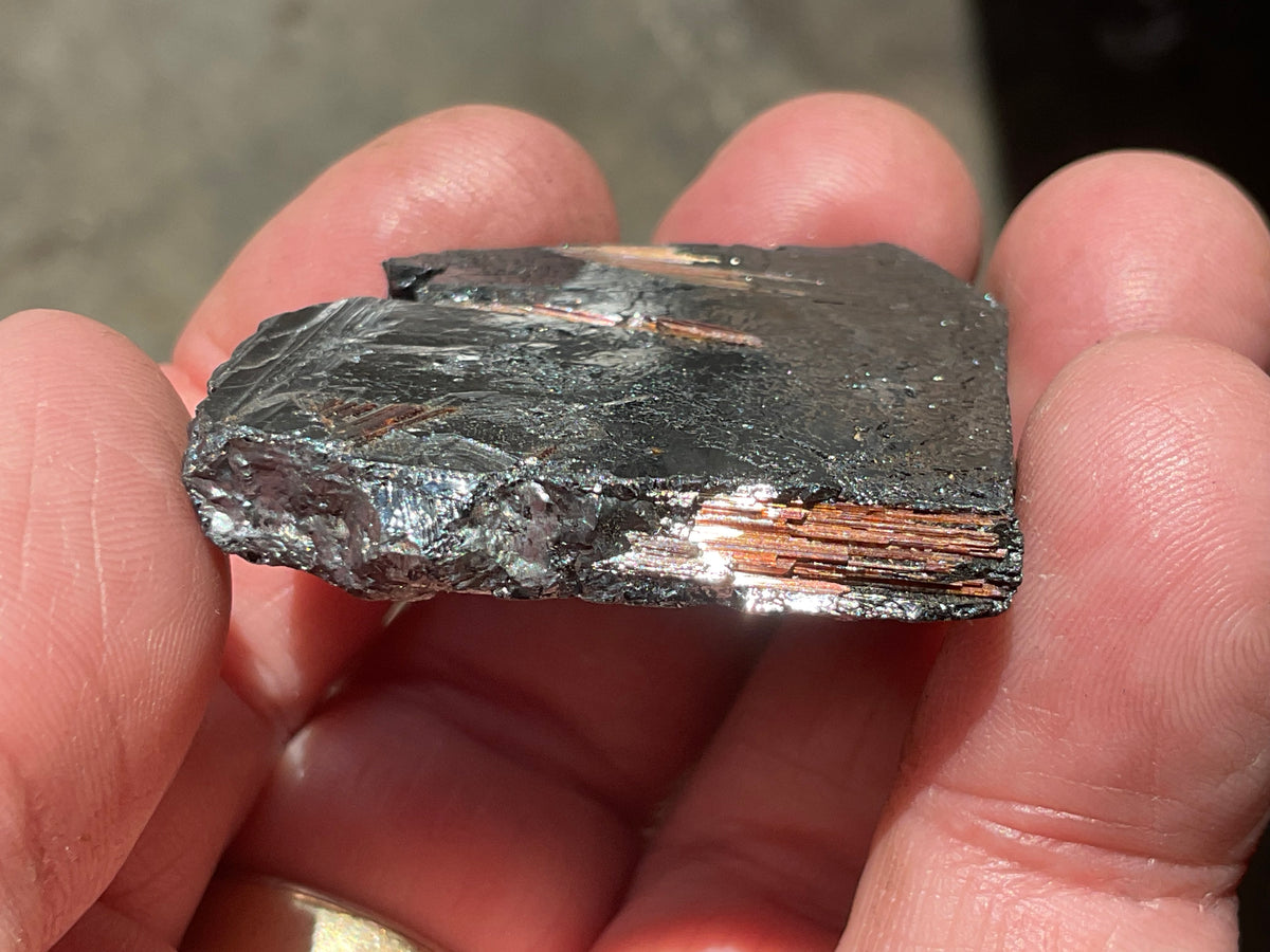 34g Rutile in Hematite Specimen 3A