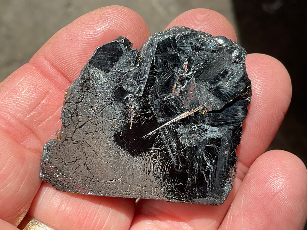 34g Rutile in Hematite Specimen 3A