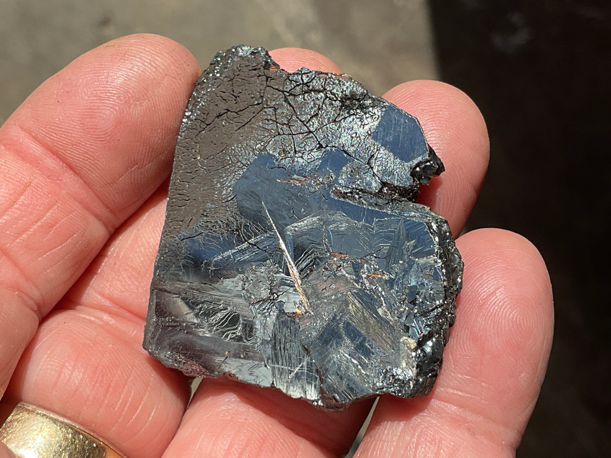 34g Rutile in Hematite Specimen 3A
