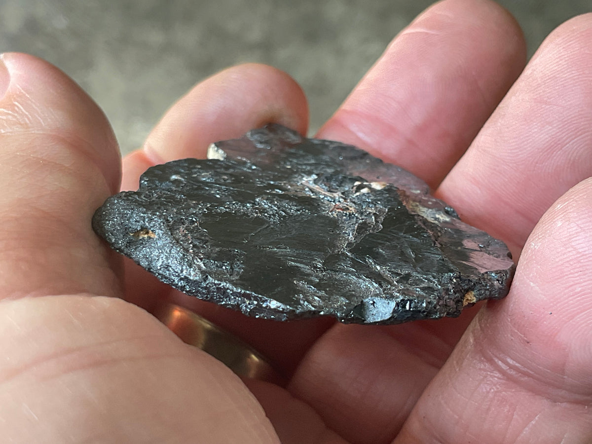 42g Rutile in Hematite Specimen 3B