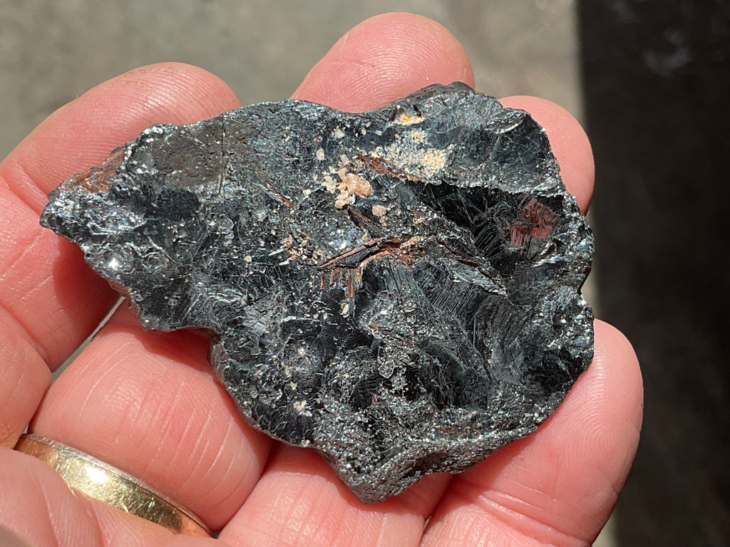 42g Rutile in Hematite Specimen 3B