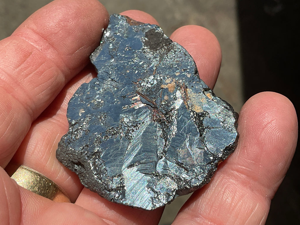 42g Rutile in Hematite Specimen 3B