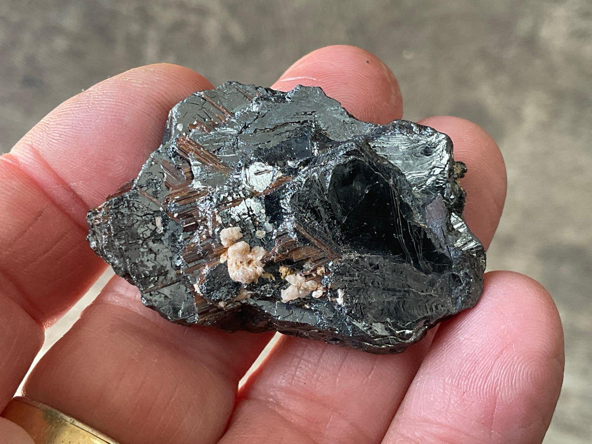 46g Rutile in Hematite Specimen 3C