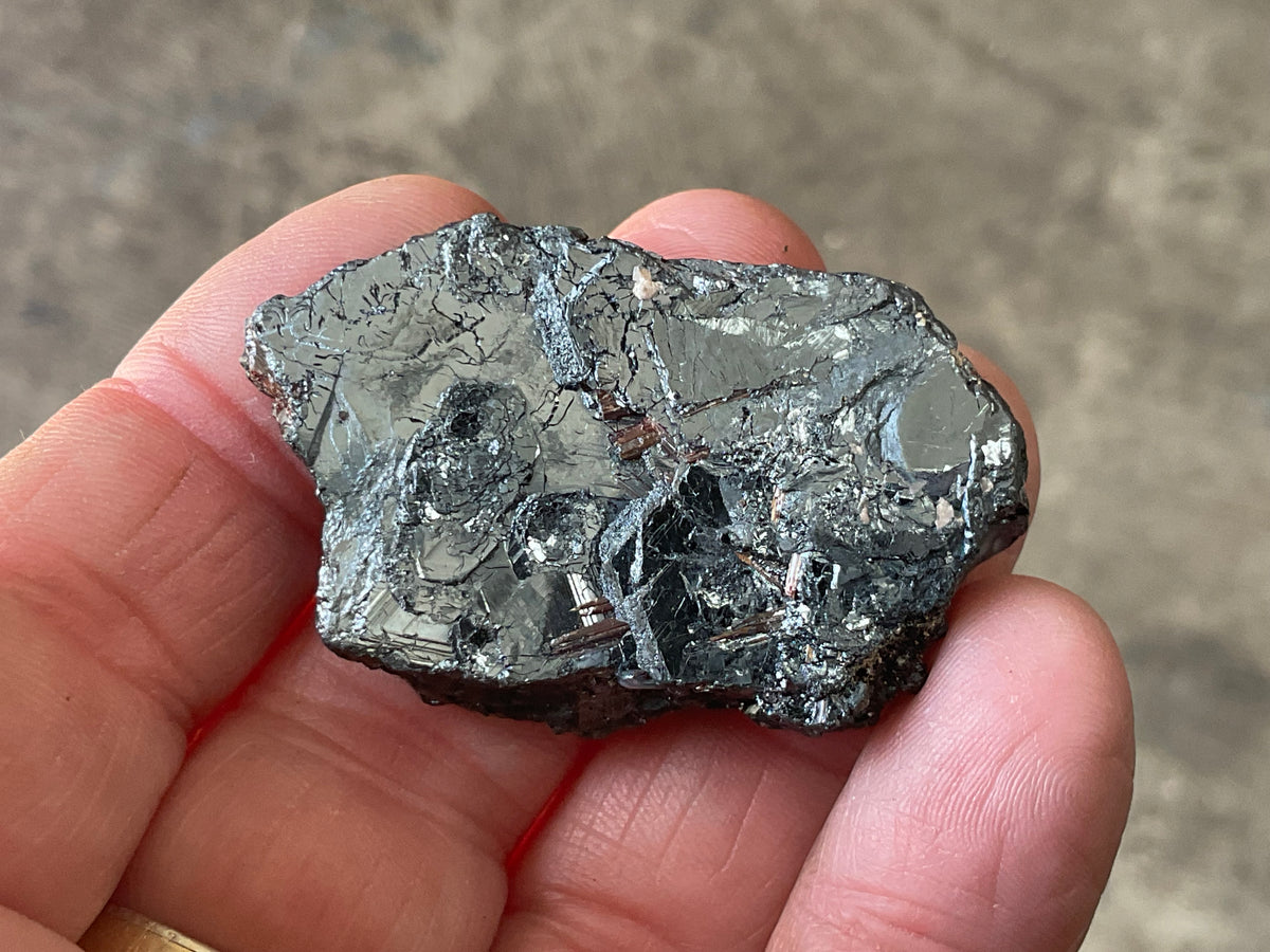 46g Rutile in Hematite Specimen 3C