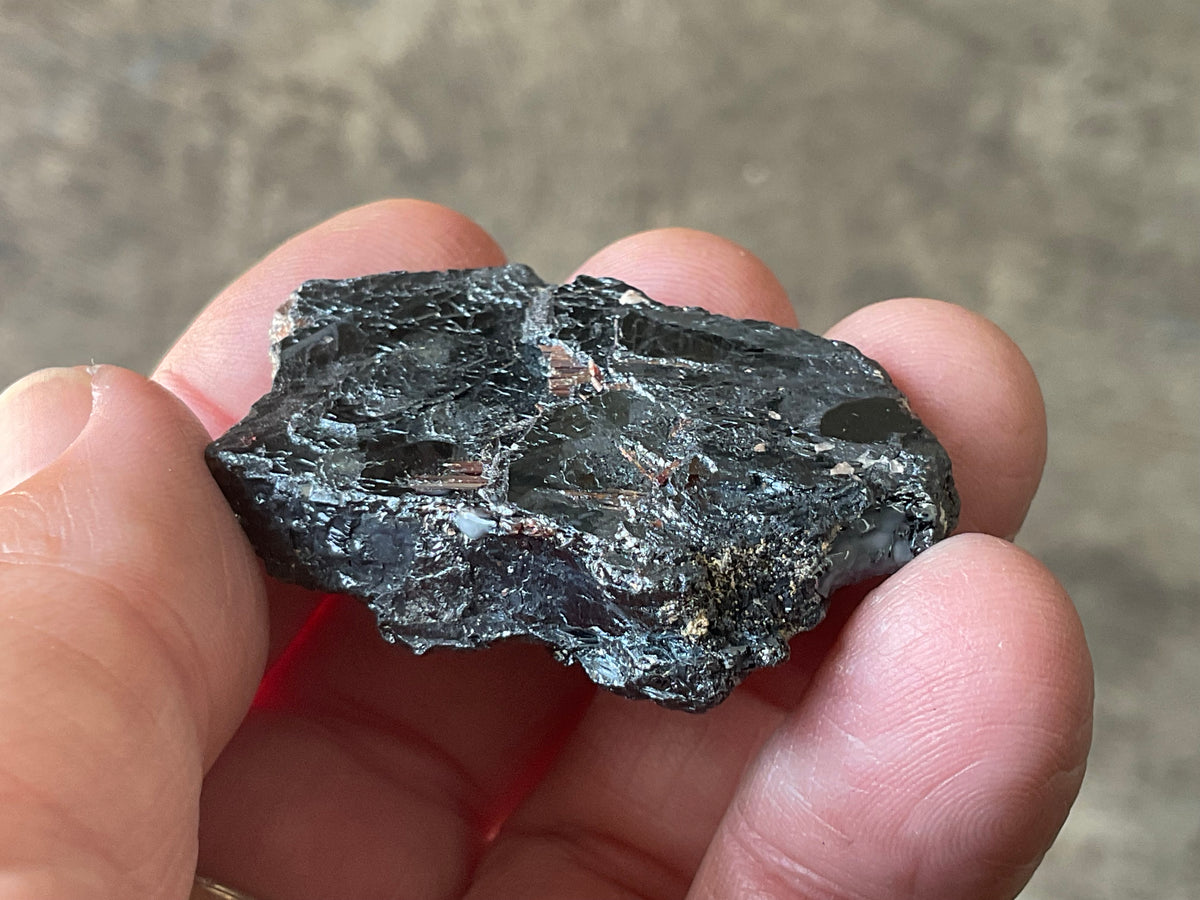 46g Rutile in Hematite Specimen 3C