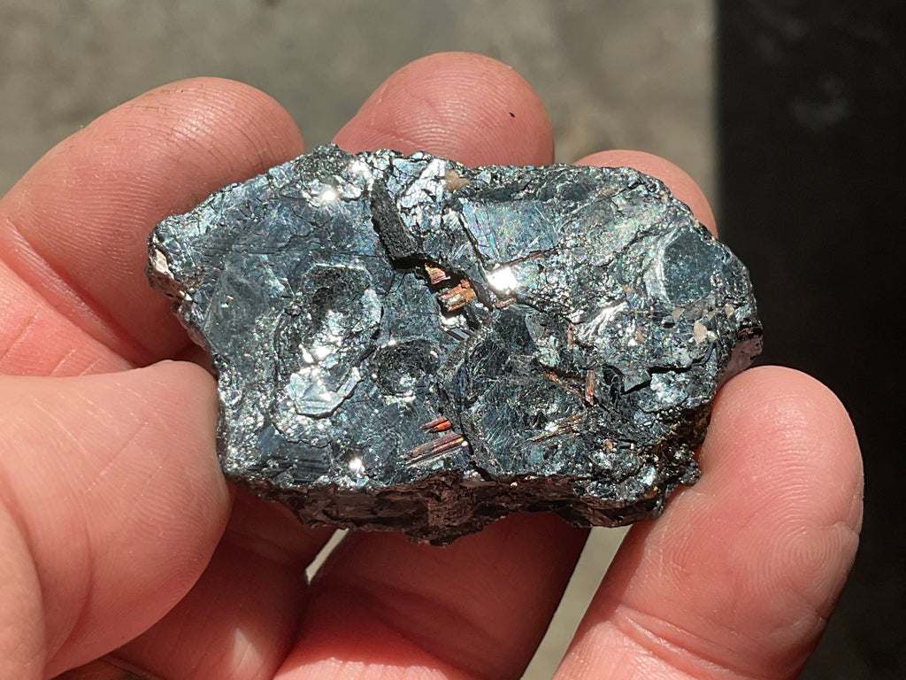46g Rutile in Hematite Specimen 3C