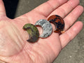 Small Polished Crescent Moon Carvings