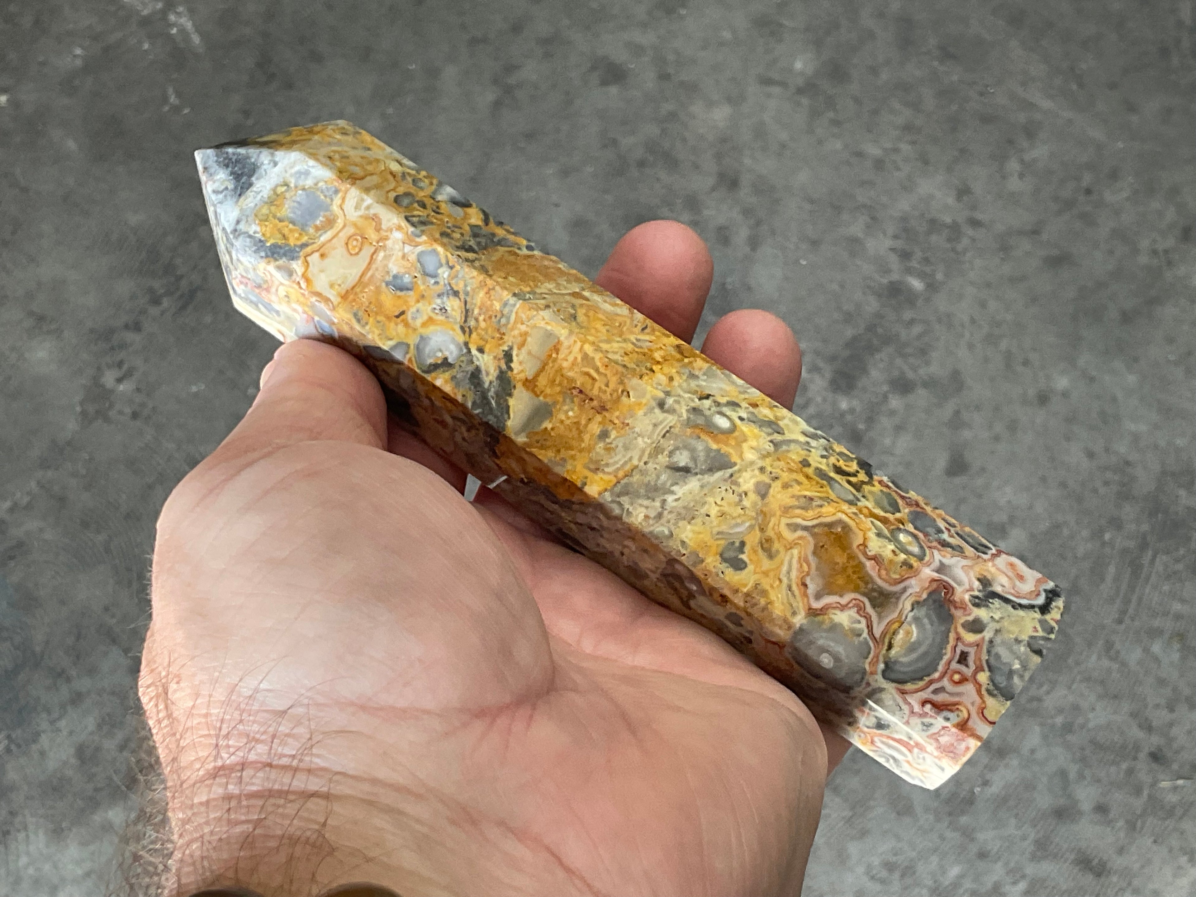 332g Western Australian Crazy Lace Agate Generator A