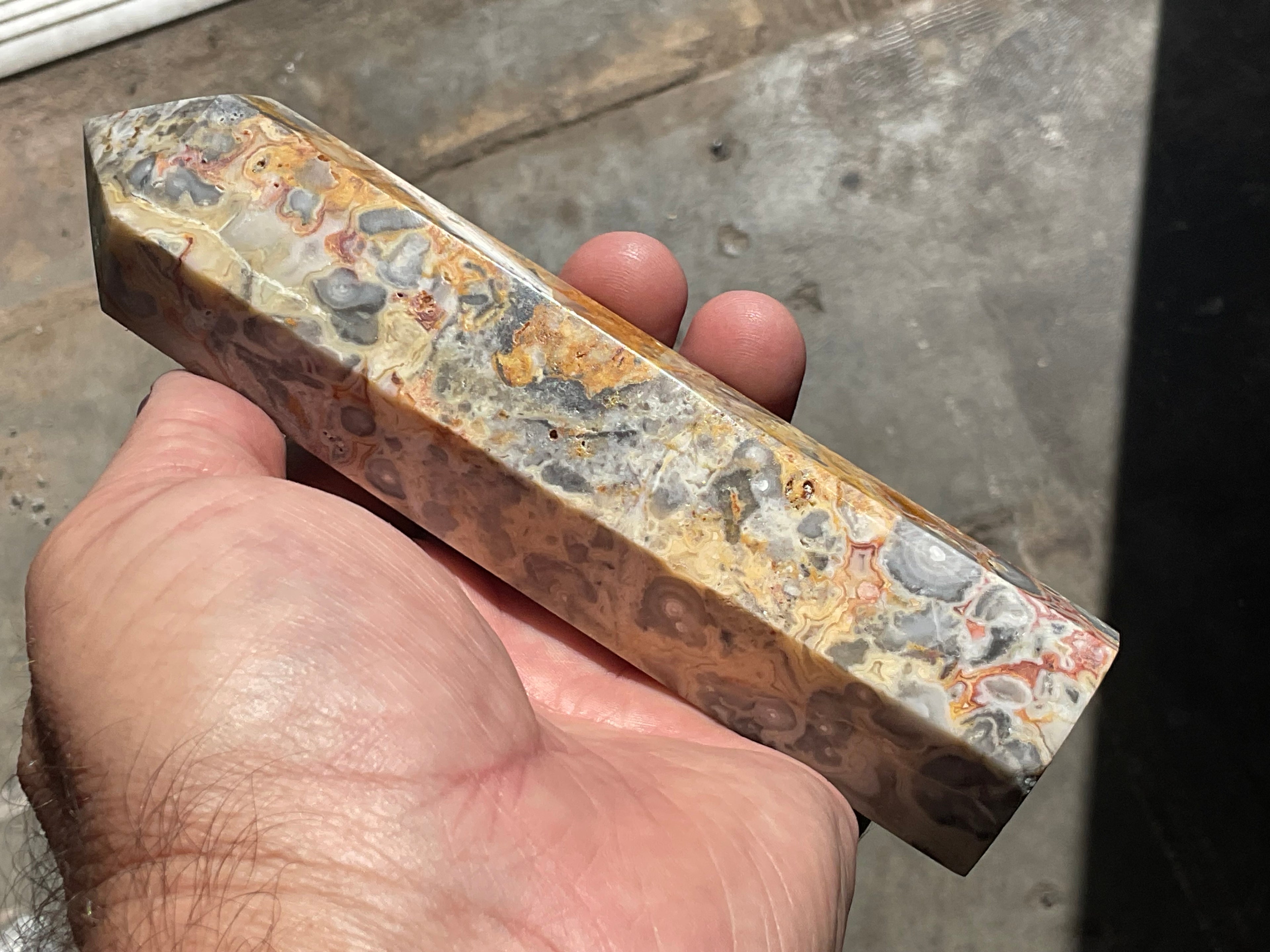 332g Western Australian Crazy Lace Agate Generator A