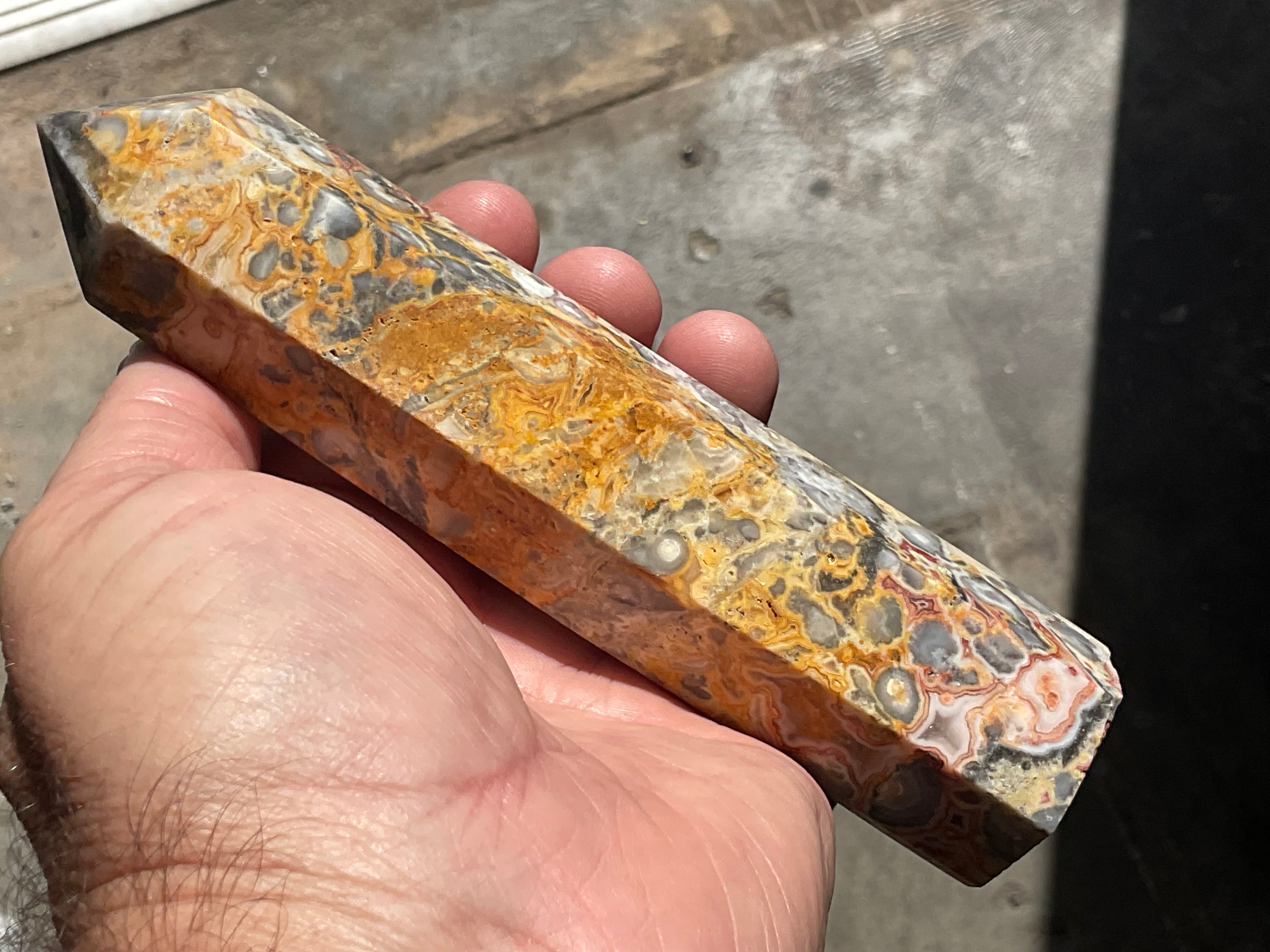 332g Western Australian Crazy Lace Agate Generator A