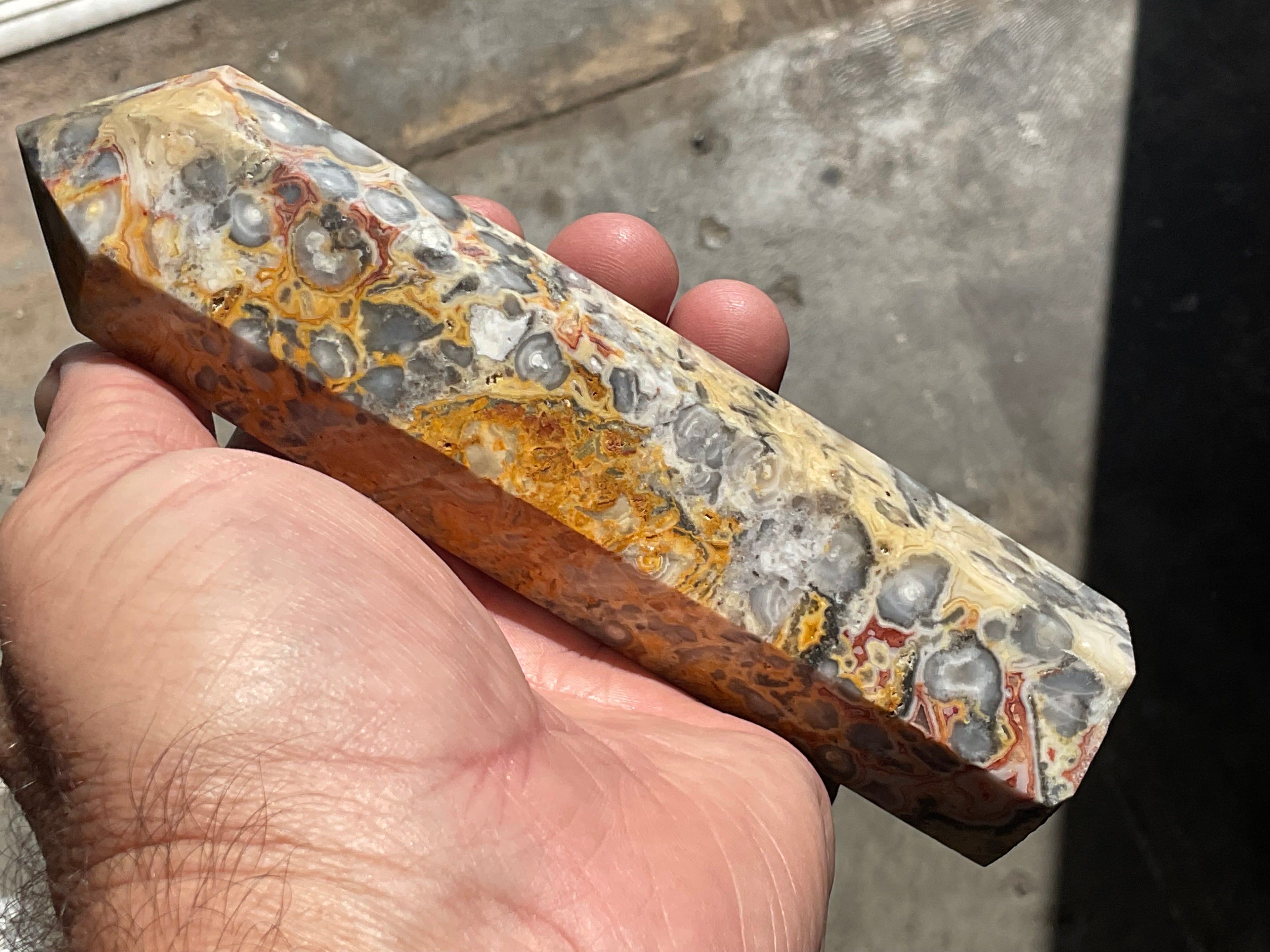 332g Western Australian Crazy Lace Agate Generator A