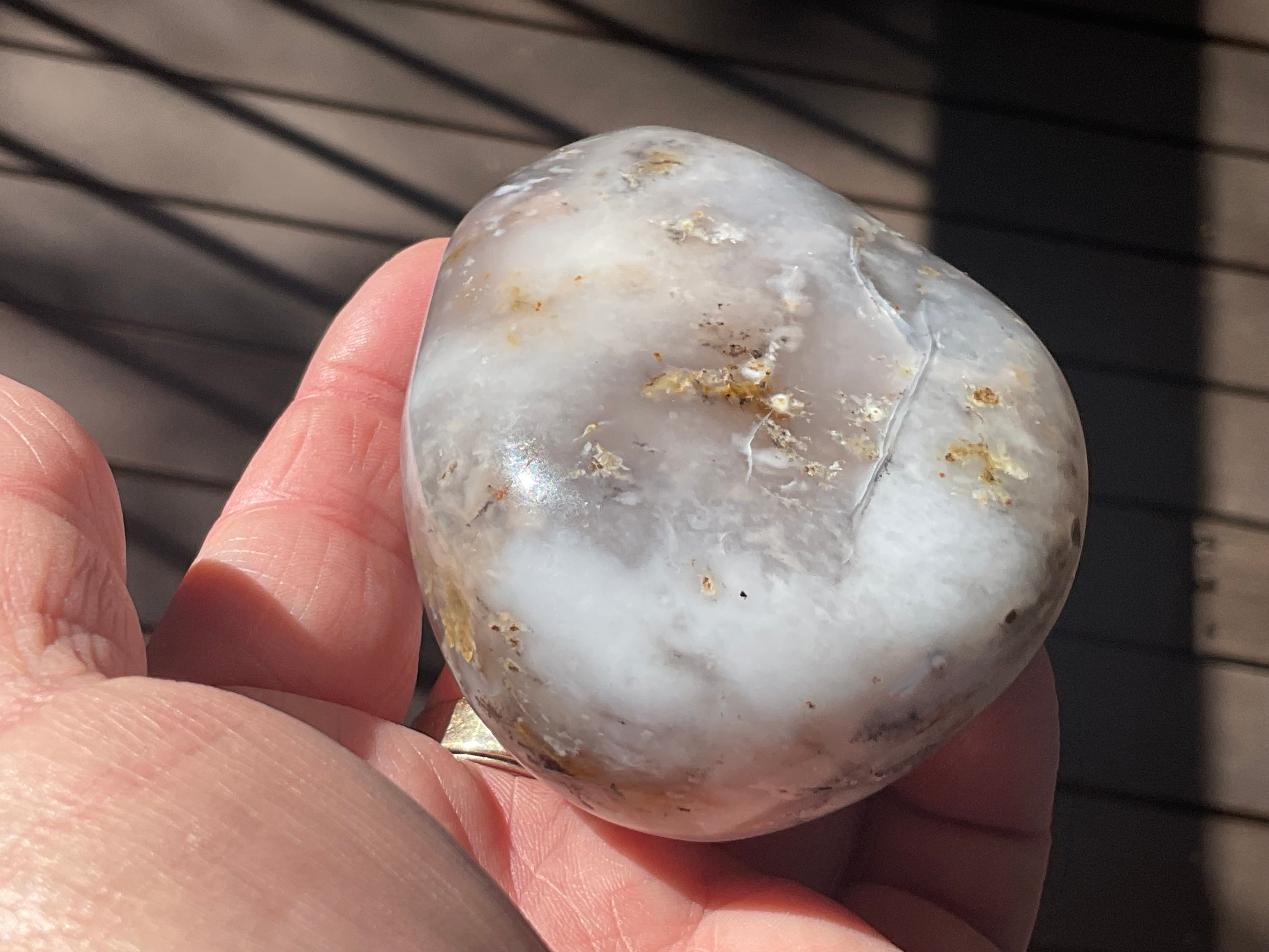 258g Dendritic Agate Palmstone A5
