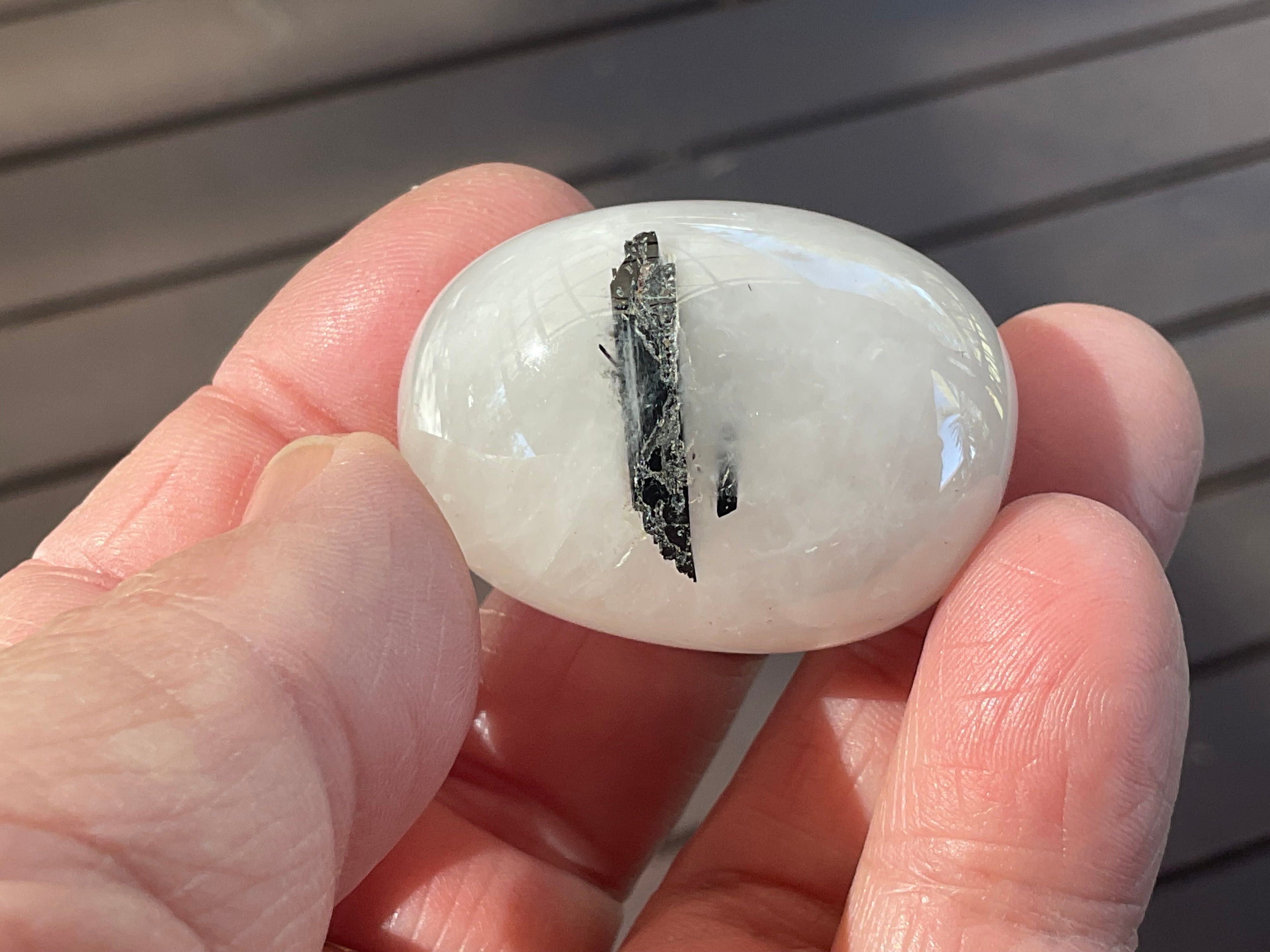 40g Tourmaline in Quartz Small Palmstone C