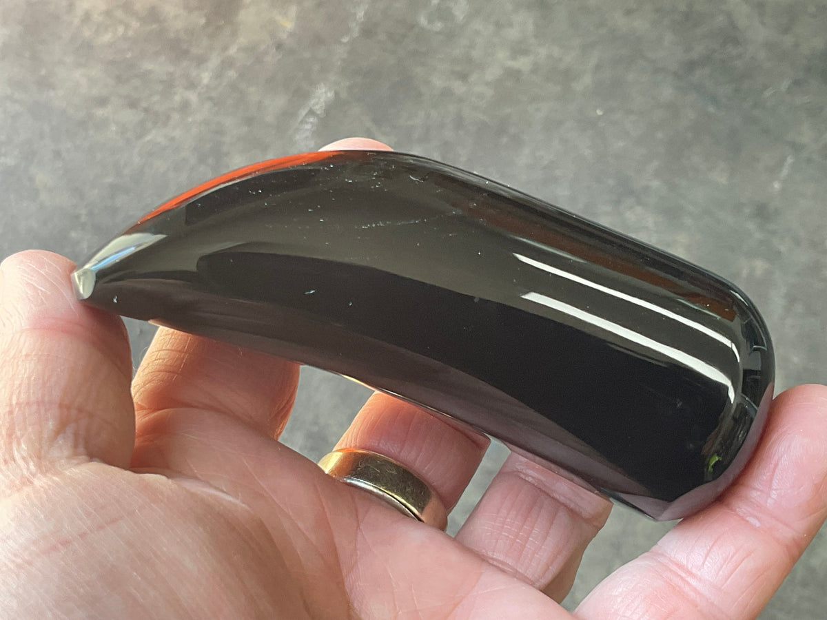245g Black Obsidian Massage Tool B