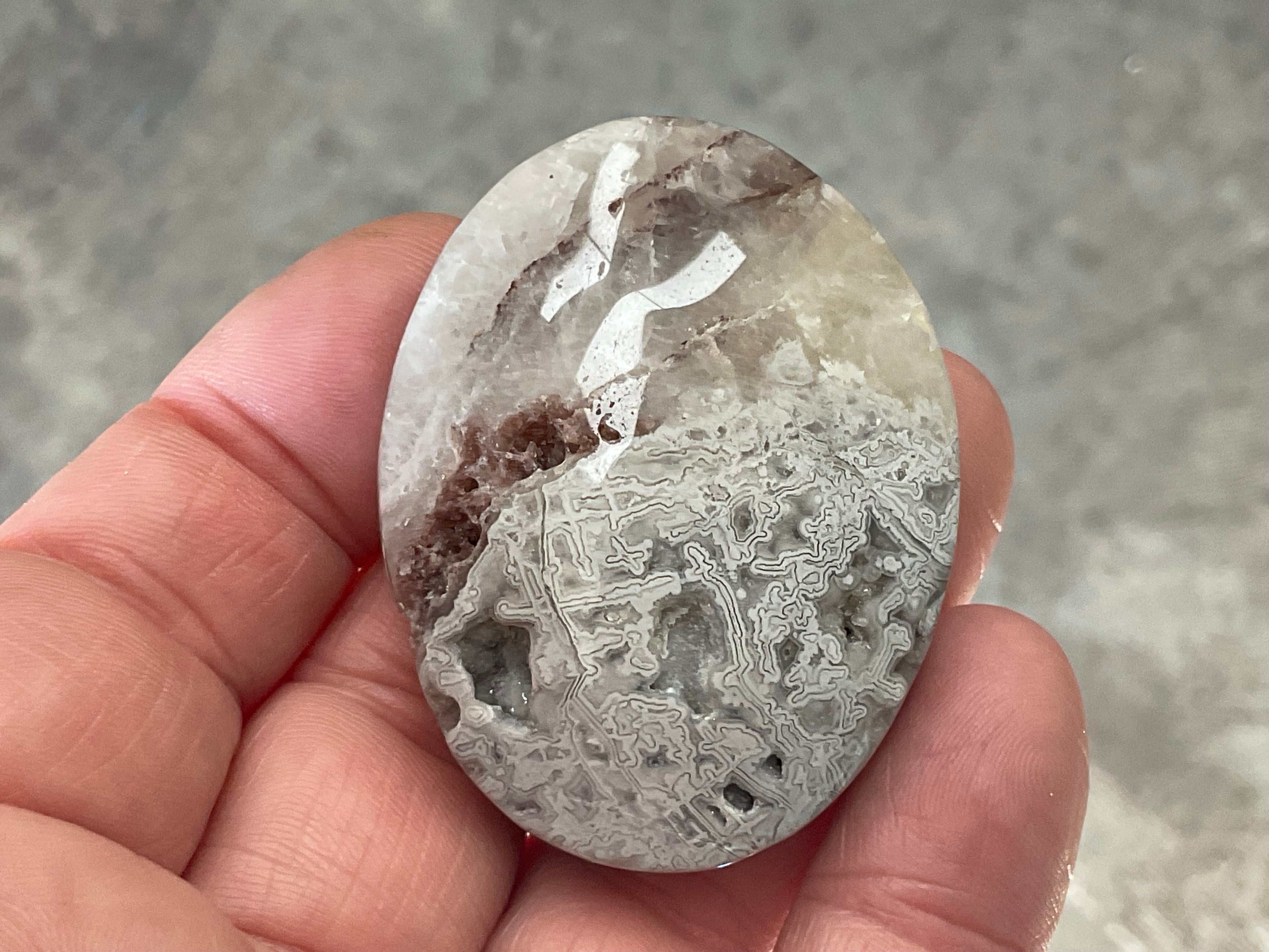 44g Mexican Crazy Lace Rustic Palmstone B