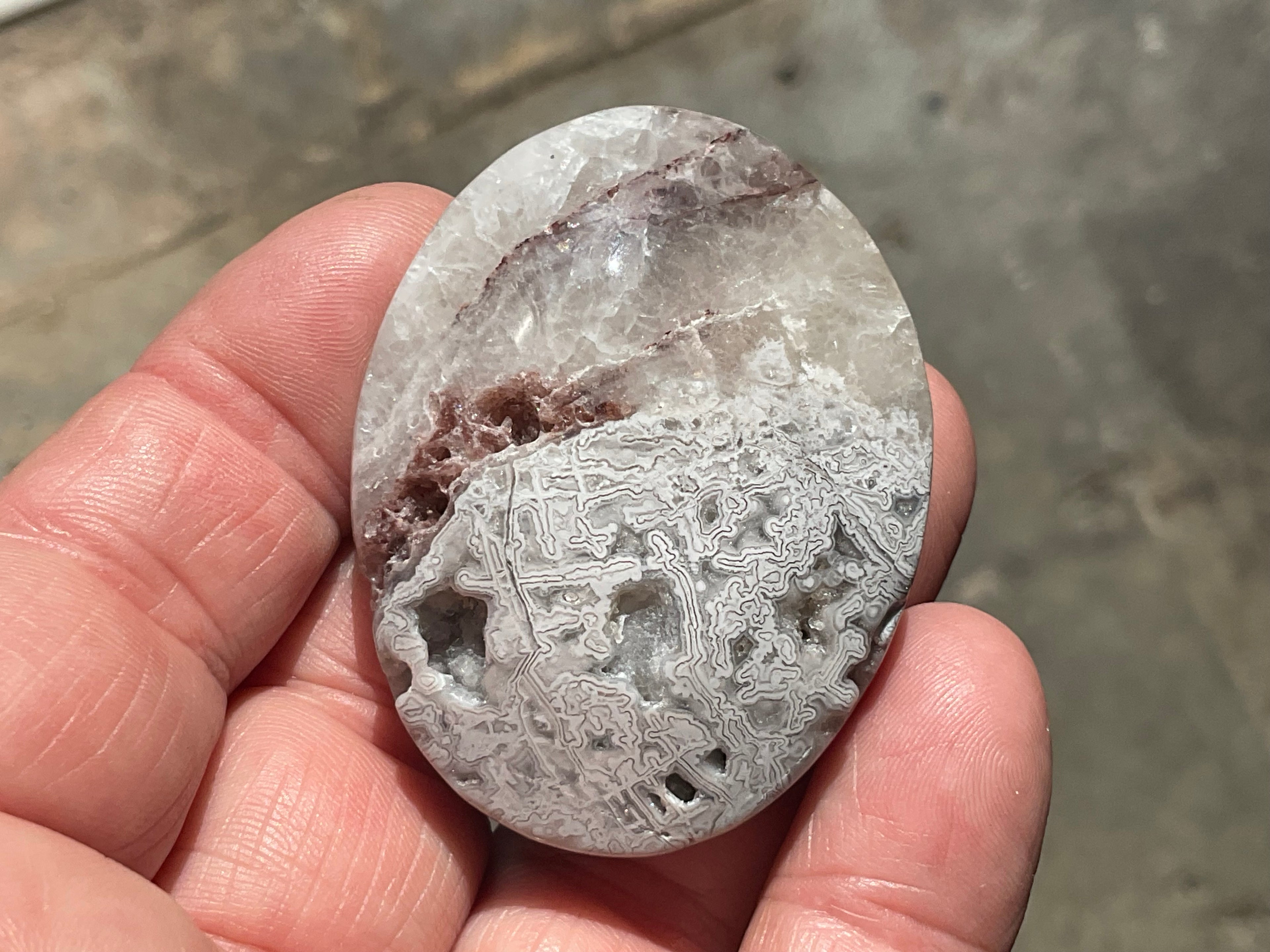 44g Mexican Crazy Lace Rustic Palmstone B