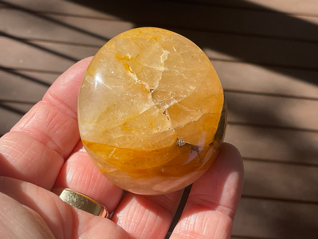 110g Golden Healer Palmstone A