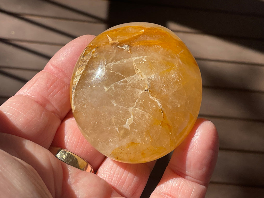 110g Golden Healer Palmstone A