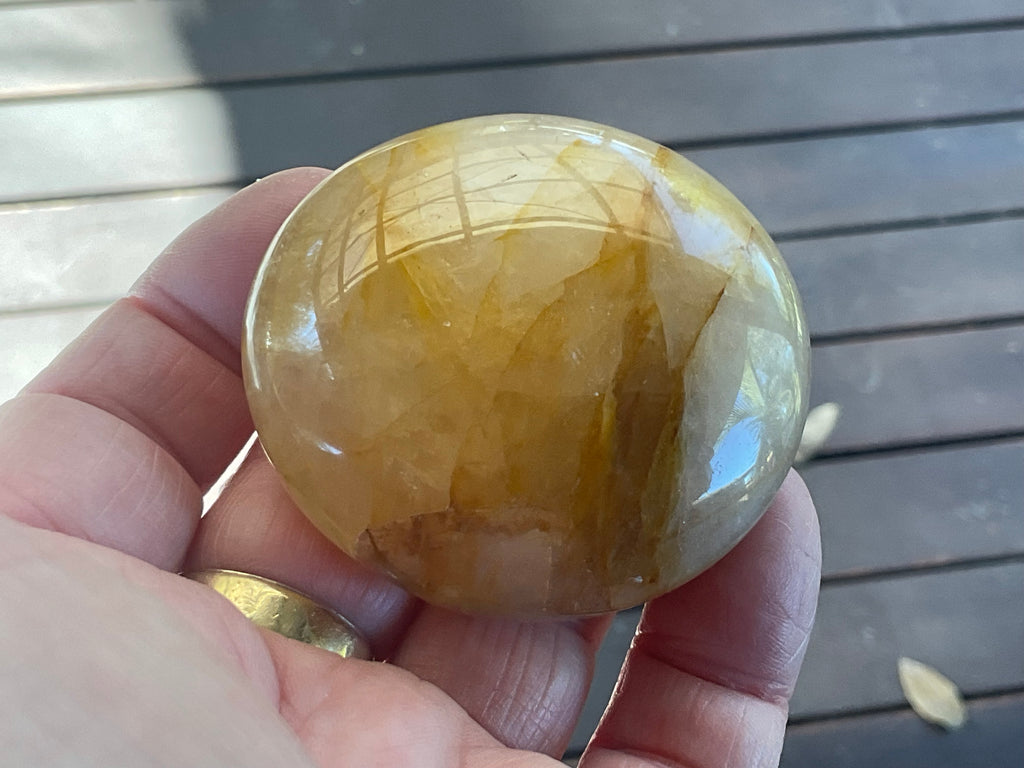 110g Golden Healer Palmstone A