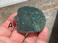 Moss Agate “Man in Moon” Carving Group 1
