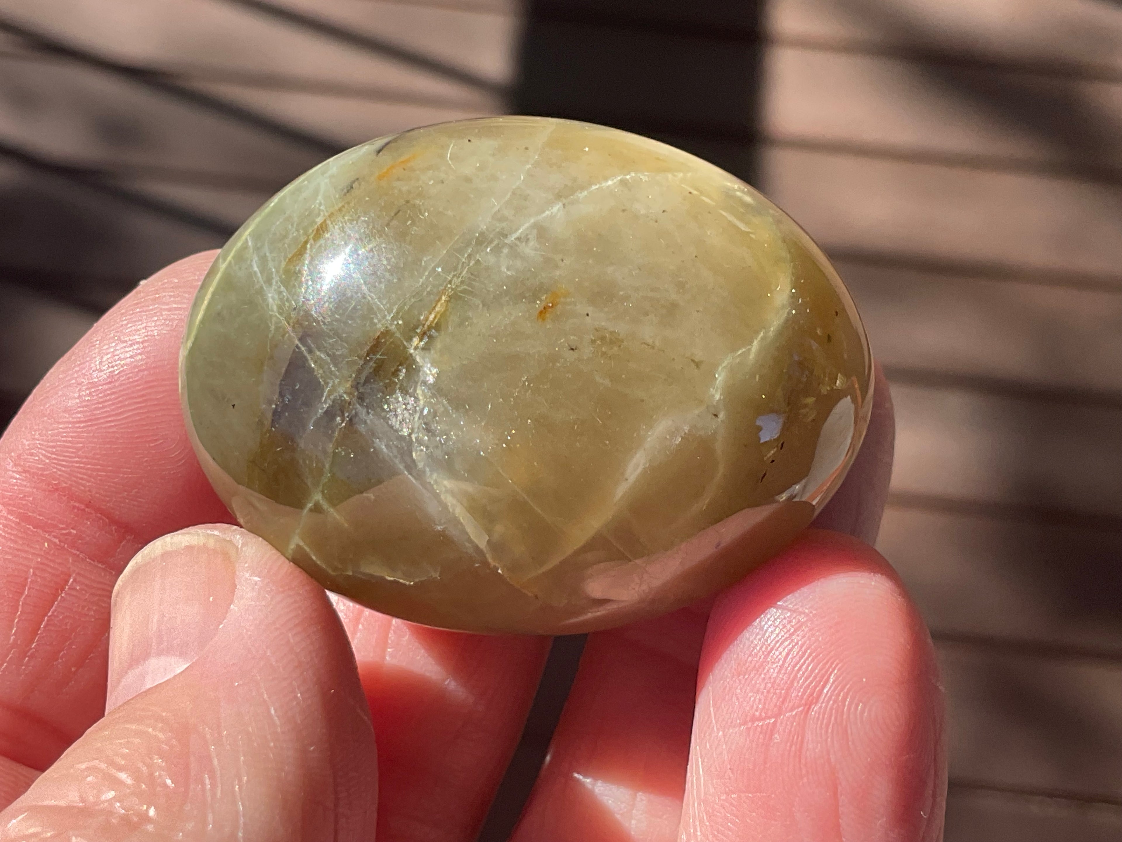 55g Garnerite Palmstone