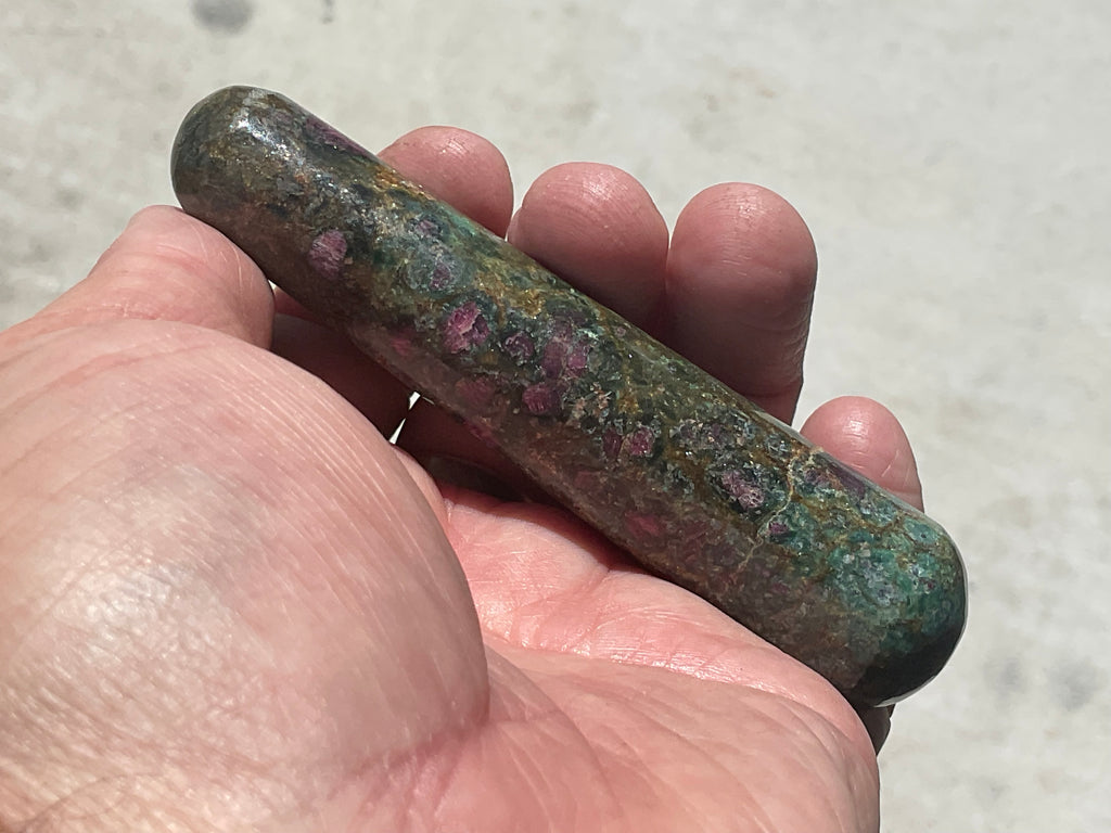 95g Ruby in Fuschite Massage Wand E