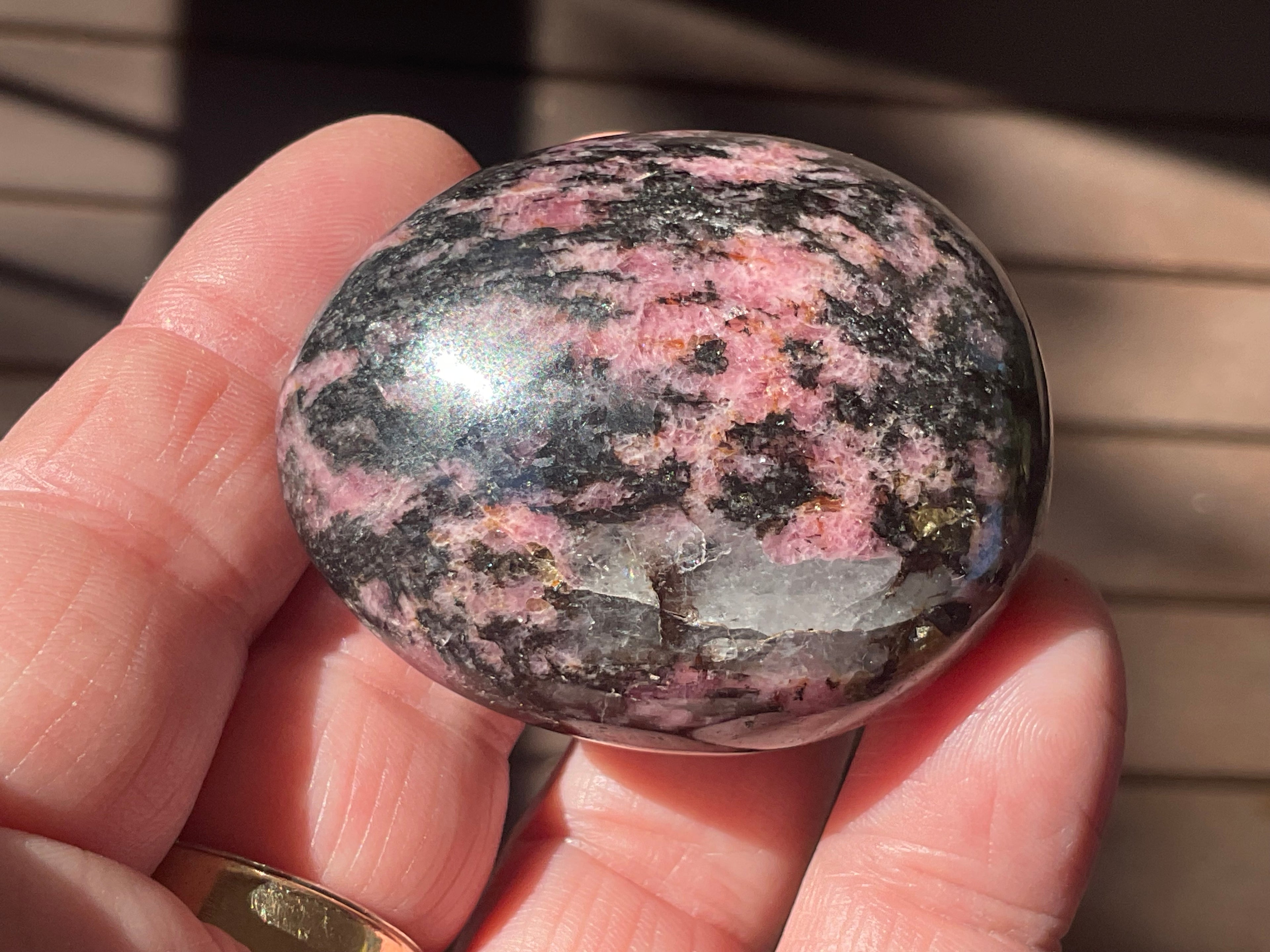 98g Rhodenite Palmstone 1D