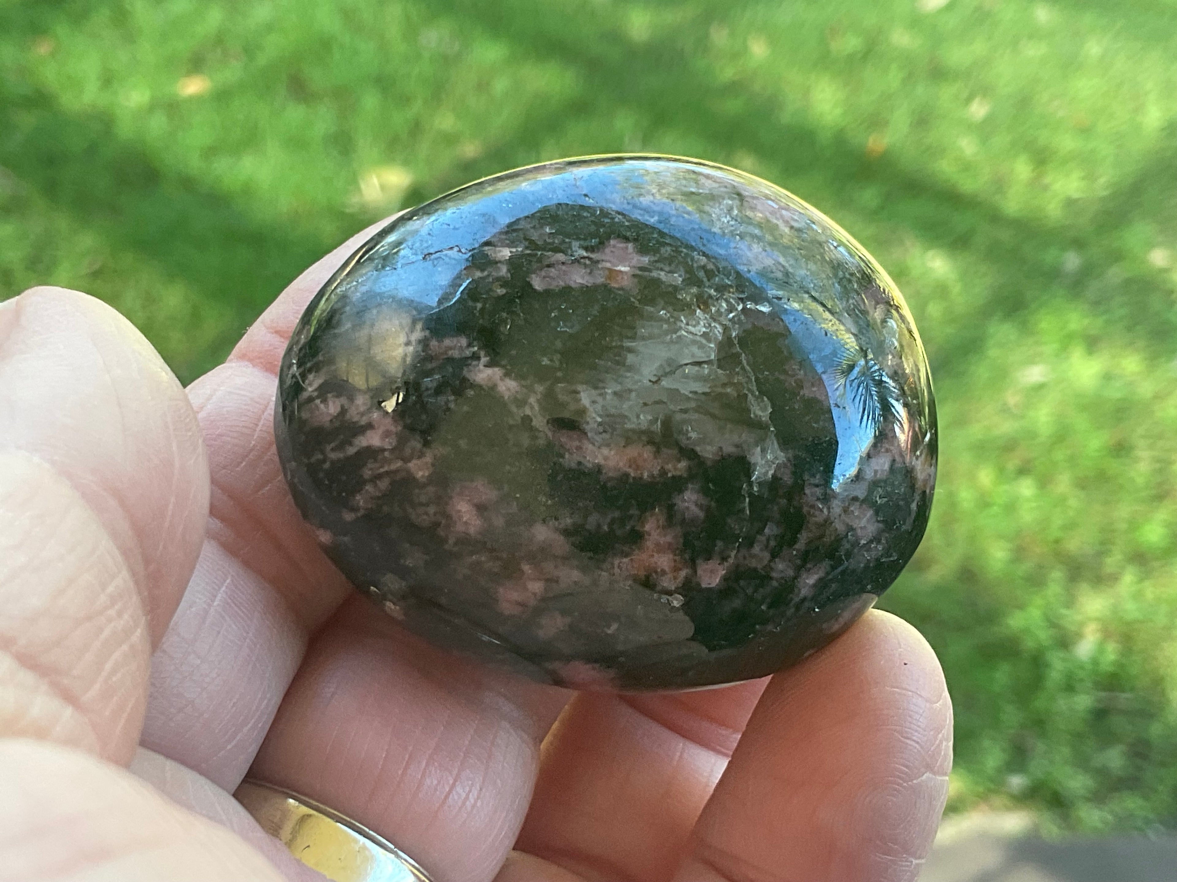 98g Rhodenite Palmstone 1D