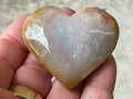 65g Fossilised Coral Heart 4A