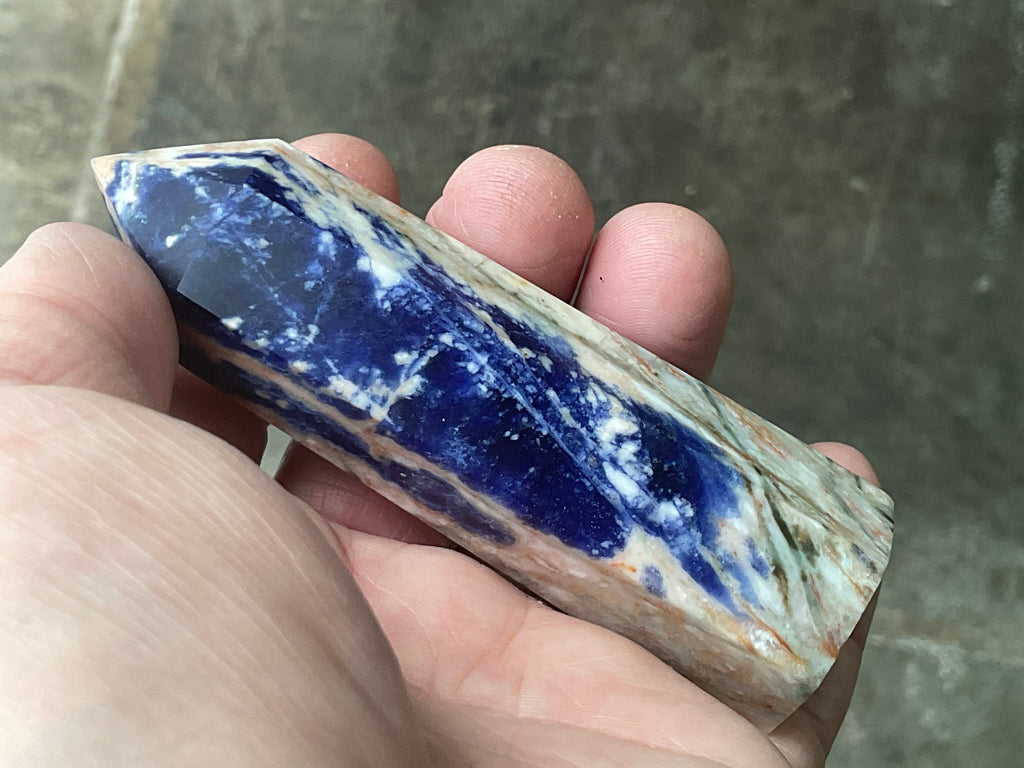 98g Sodalite with Sunstone Generator 3A
