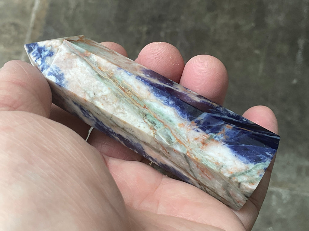 98g Sodalite with Sunstone Generator 3A
